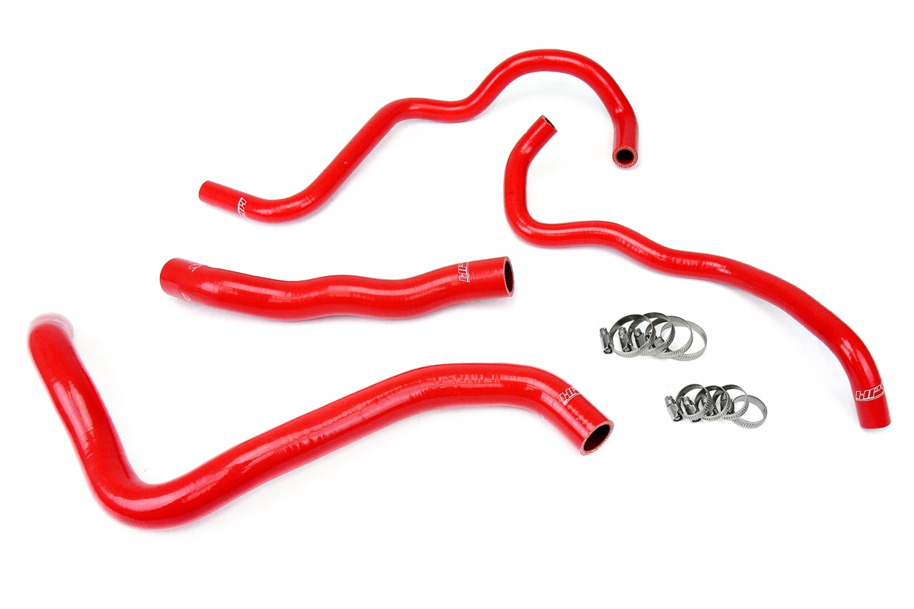 HPS シリコン ホース キット - ラジエーターおよびヒーター ホース 57-1388-RED