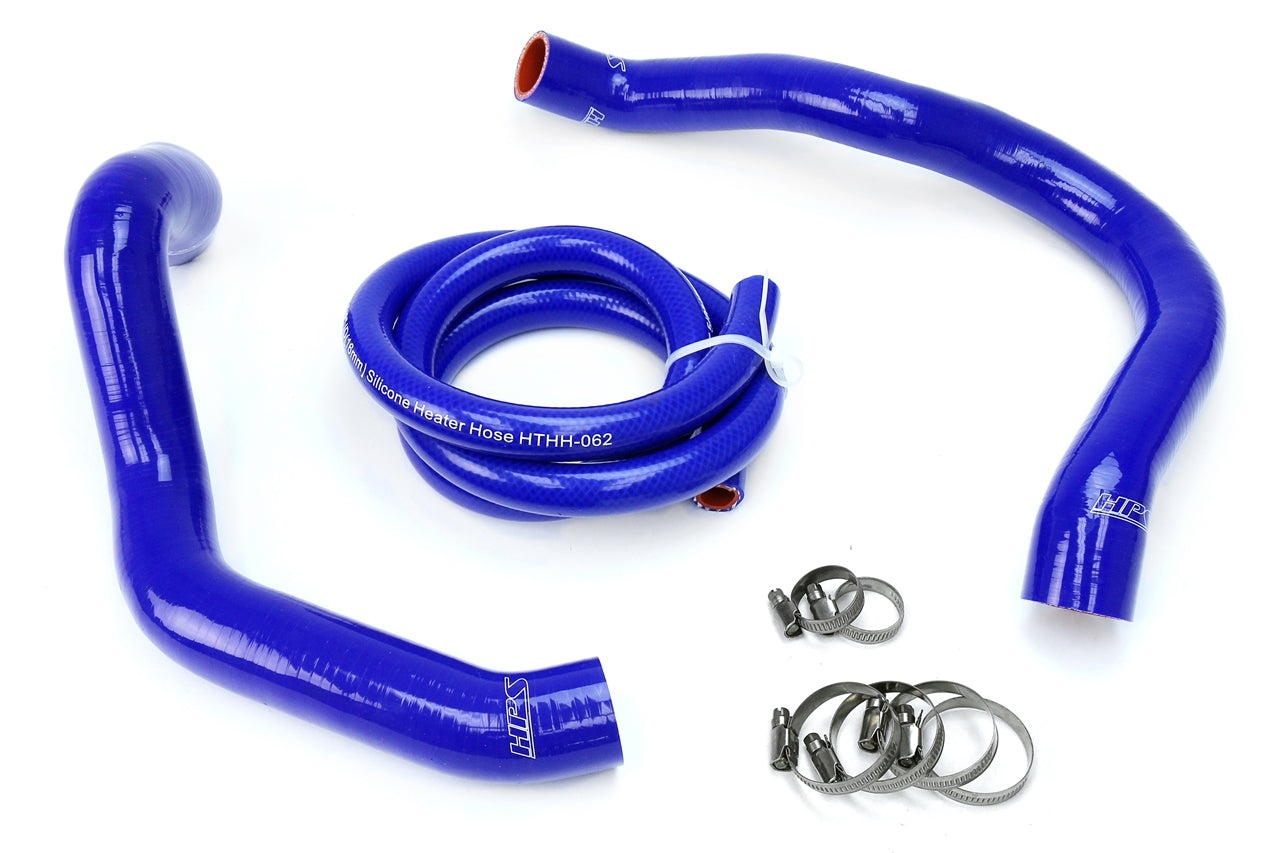 HPS シリコン ホース キット - ラジエーターおよびヒーター ホース 57-1338-BLUE
