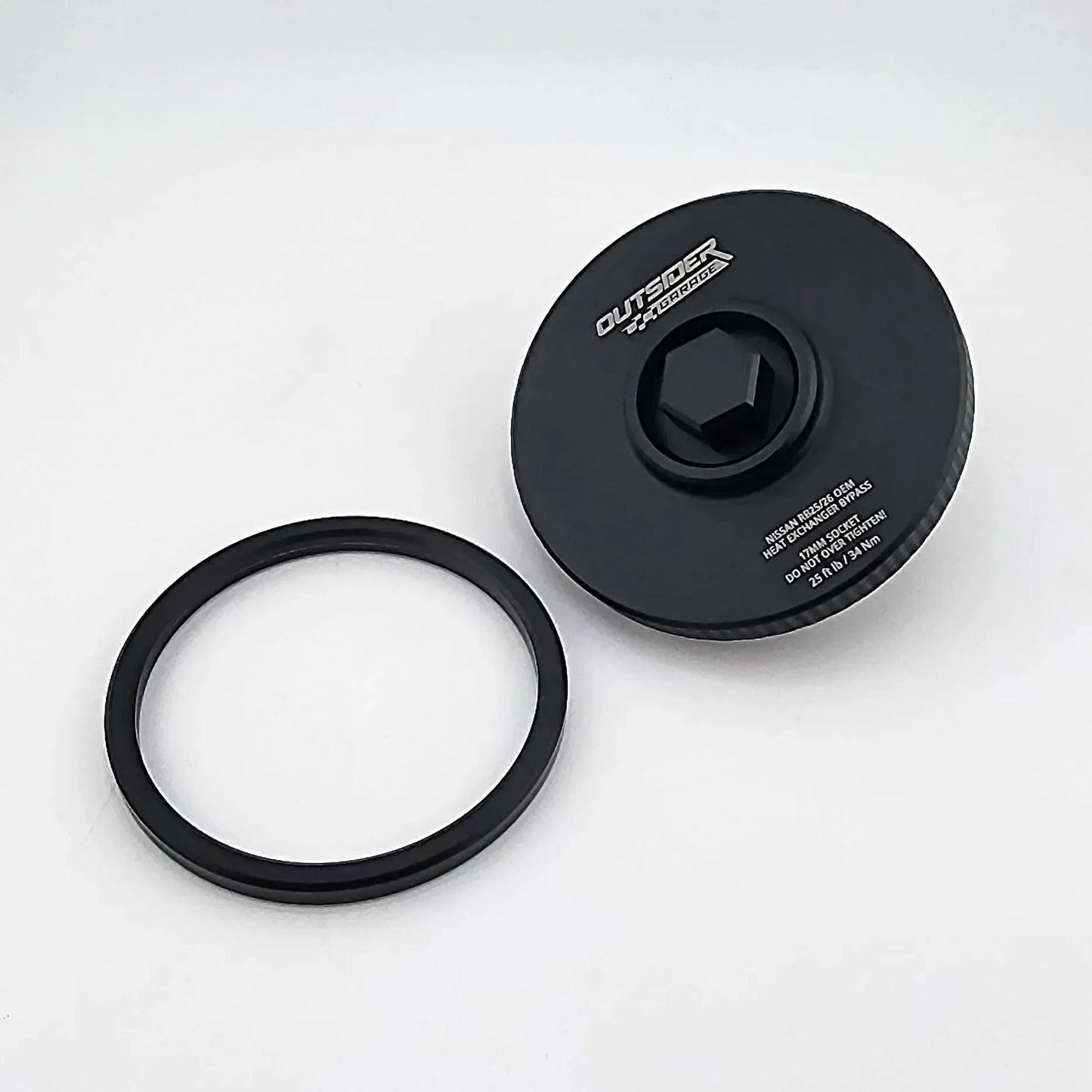 OutSiderGarage ニッサン RB25(NEO6含む) / RB26エンジン ヒートエクスチェンジャーバイパスプレート