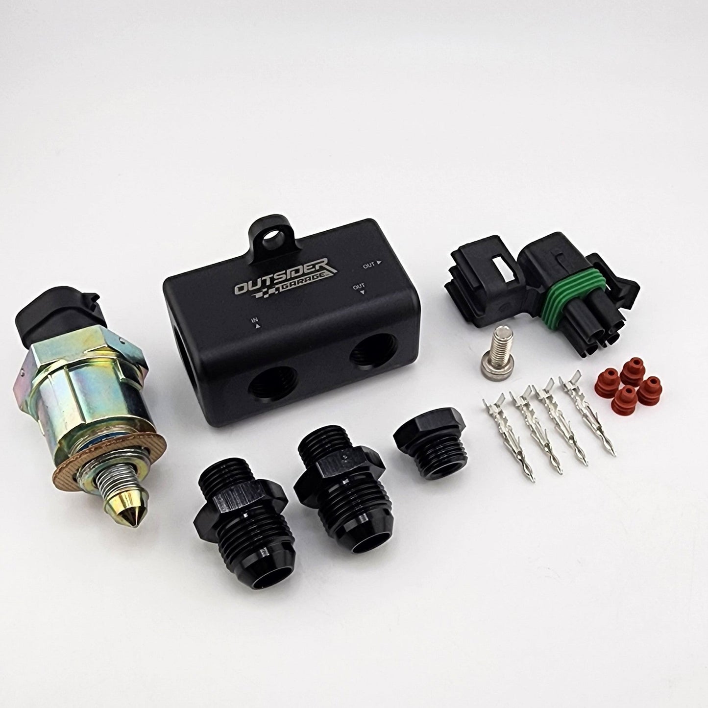 OutSiderGarage 汎用ビレット アイドルエアコントロールバルブ(IACV)