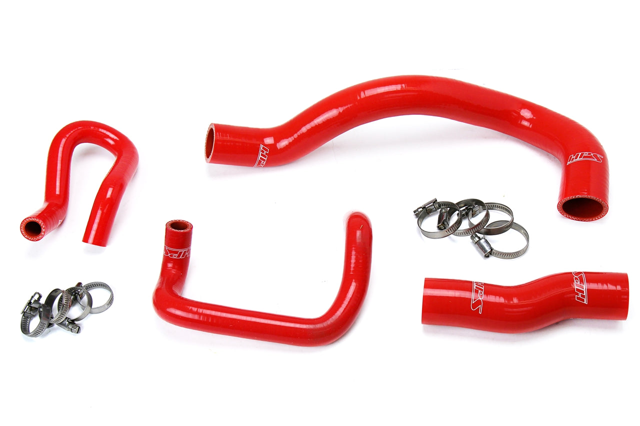 HPS シリコン ホース キット - ラジエーターおよびヒーター ホース 57-1641-RED