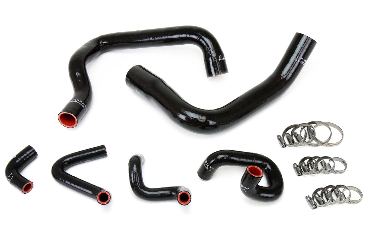 HPS シリコン ホース キット - ラジエーターおよびヒーター ホース 57-1010-BLK