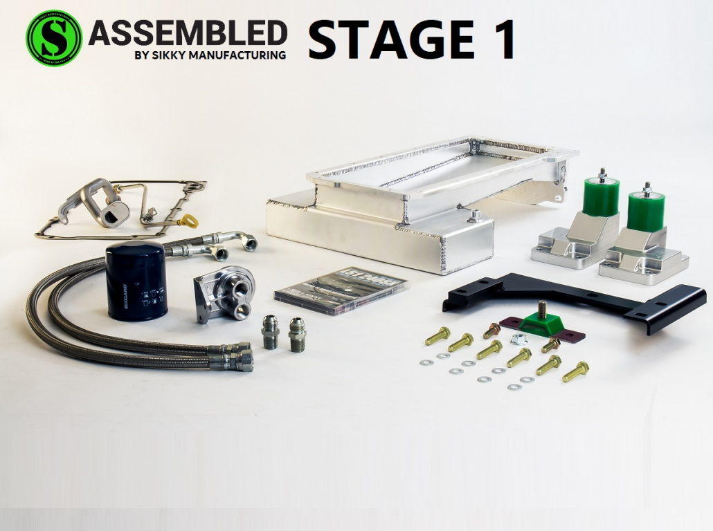 Sikky Manufacturing - ニッサン 240SX S13 左ハンドル車 LSスワップ パッケージ ステージ1
