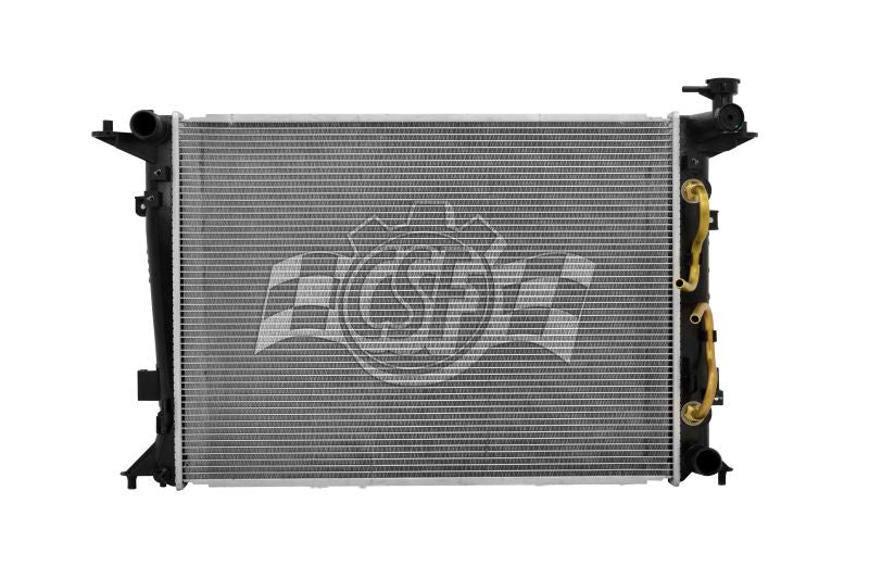 CSF 10-12 Hyundai Genesis Coupe 3.8L 純正互換 プラスチック製ラジエーター