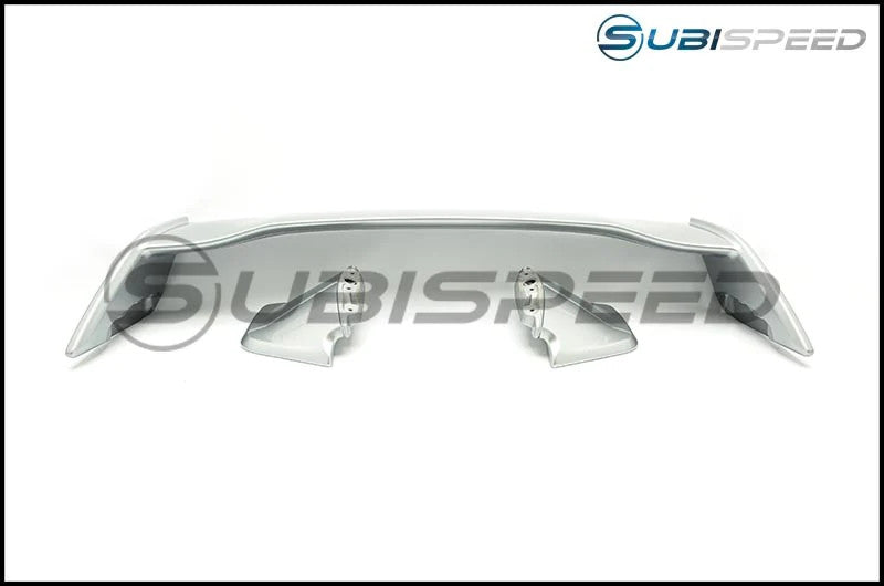 OLM STIスタイル ペイントマッチドスポイラー - アイスシルバーメタリック - 2015-2021 スバル WRX / STI用