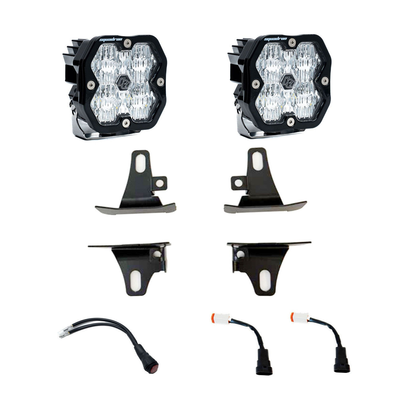 Baja Designs Squadron 2.0 Sport フォグポケットライトキット - Ford 2015-20 F-150; 2017-22 F-250/350 スーパーデューティー