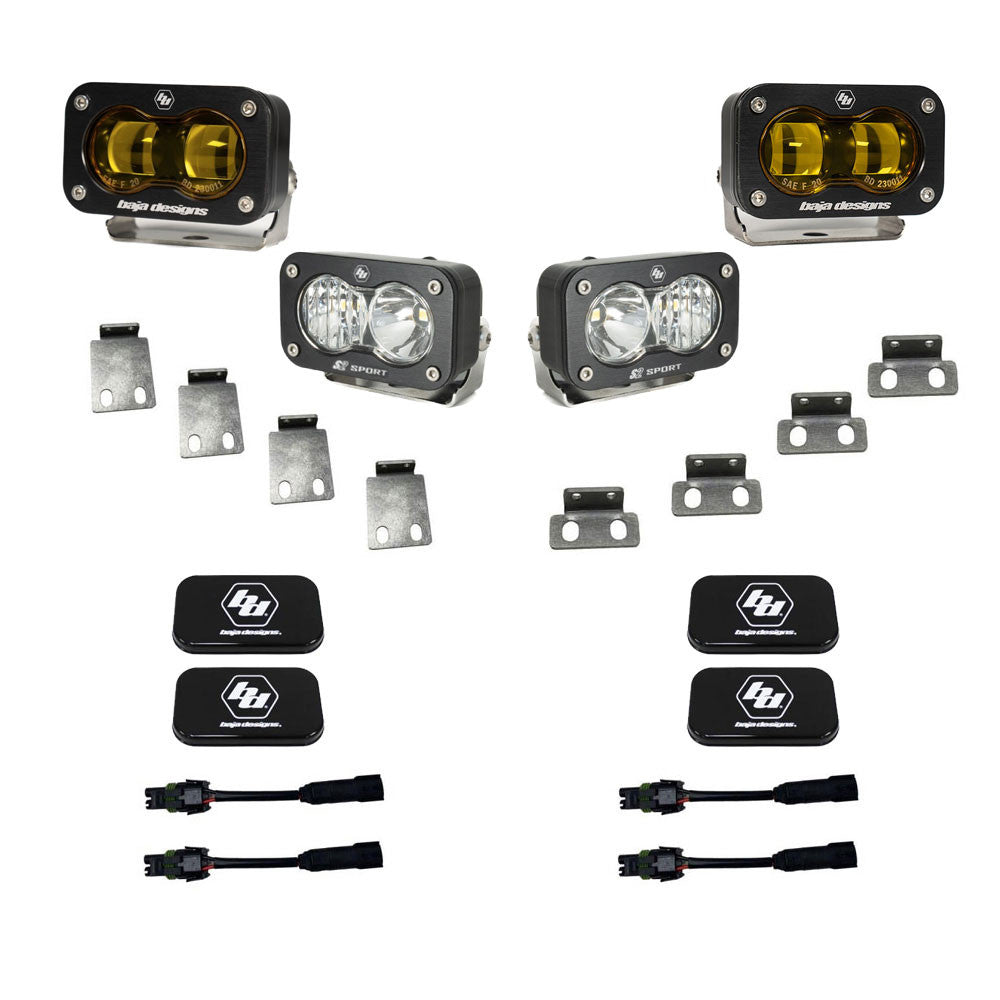 Baja Designs 21-23年式フォード F-150 ラプター/22-23年式ブロンコ ラプター S2 SAE フォグポケットキット -