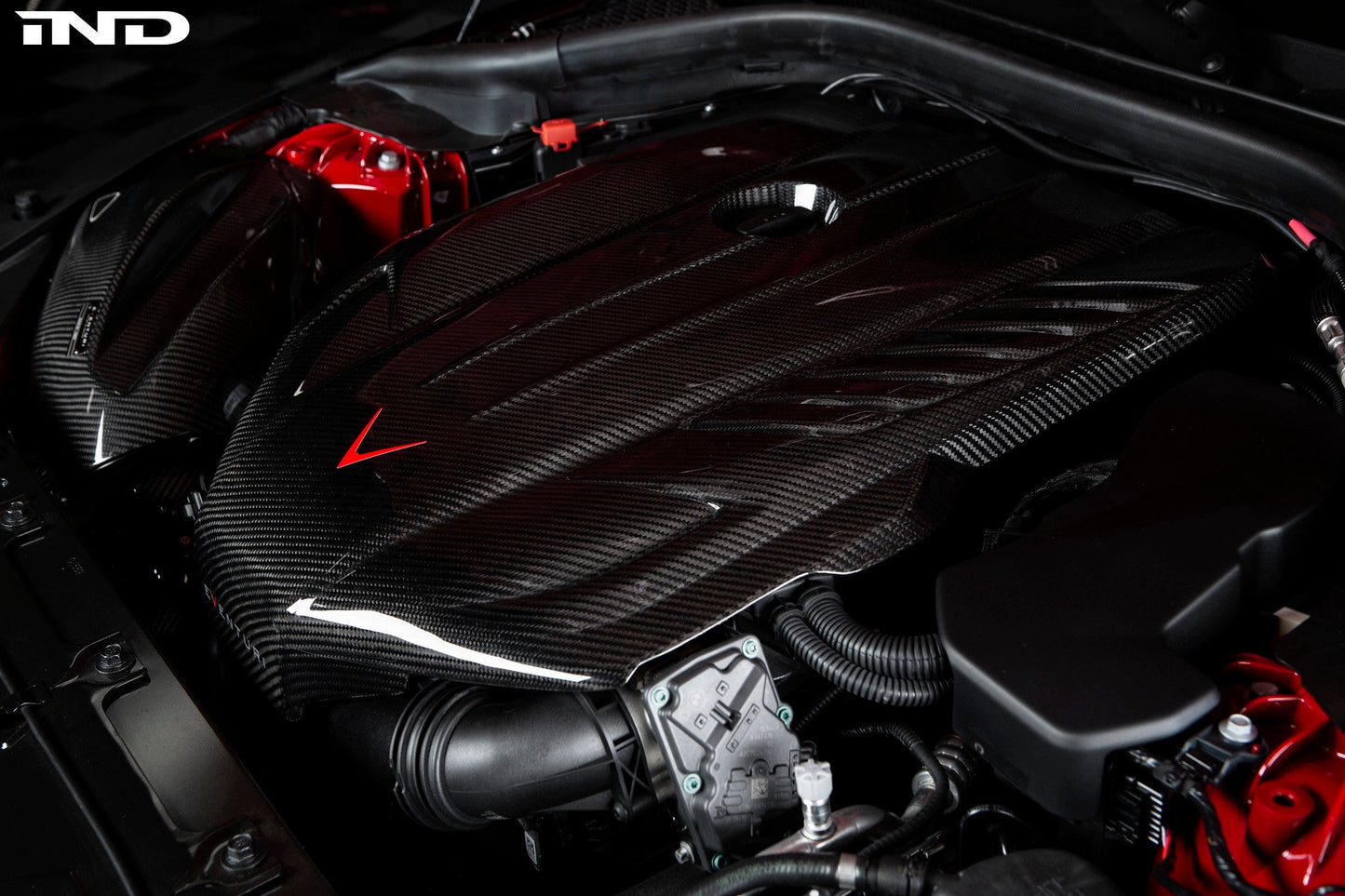 Eventuri a90 supra carbon engine cover - iND Distribution