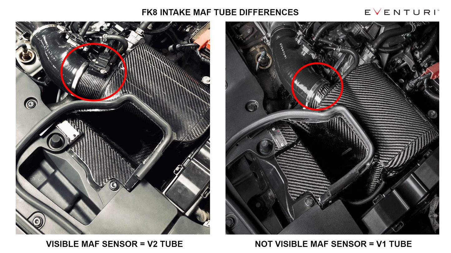 Eventuri fk8 civic type r carbon charge pipe - iND Distribution