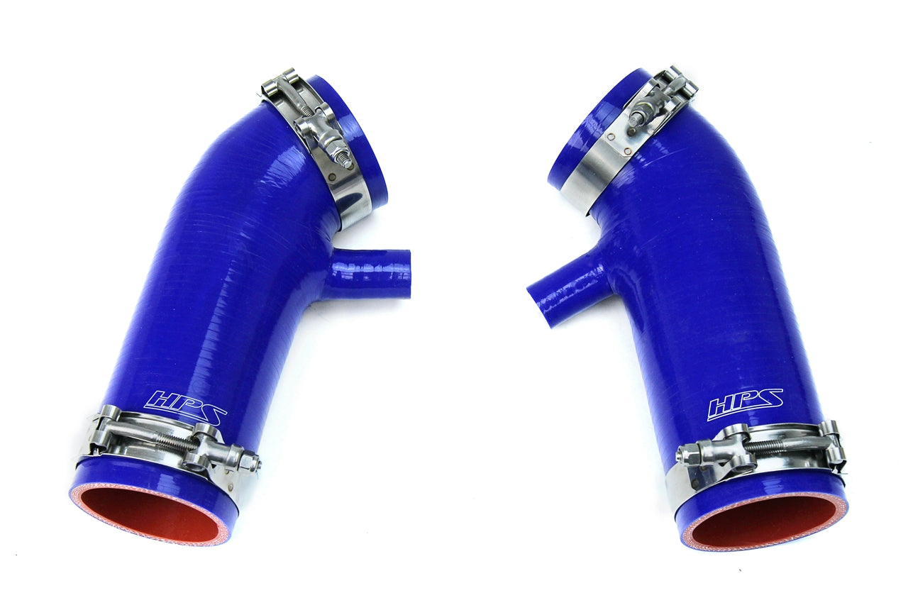 HPS シリコンホースキット - エアインテークホース - 2009-2020 日産 370Z Z34 VQ37VHR(87-68426-BLUE)
