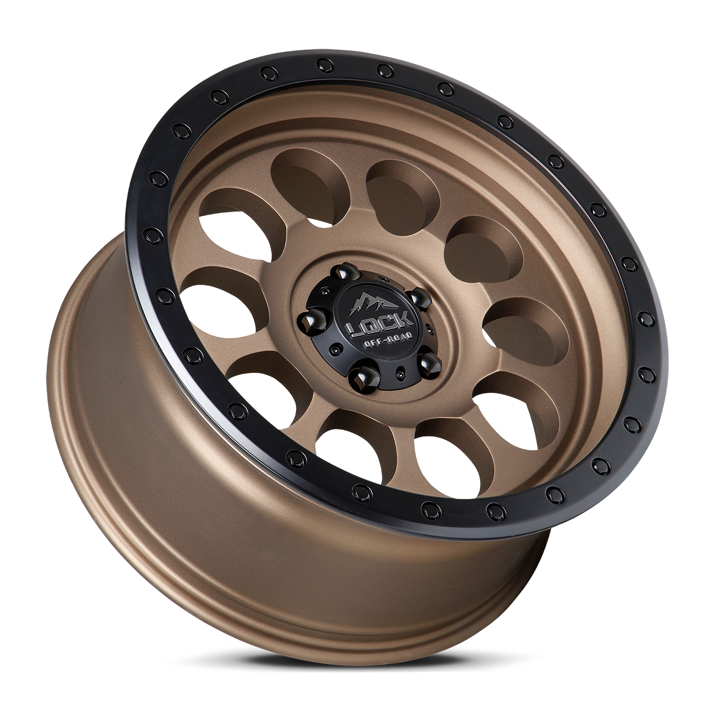 Lock Off-Road Wheels 50CAL - マットデザートブロンズ
