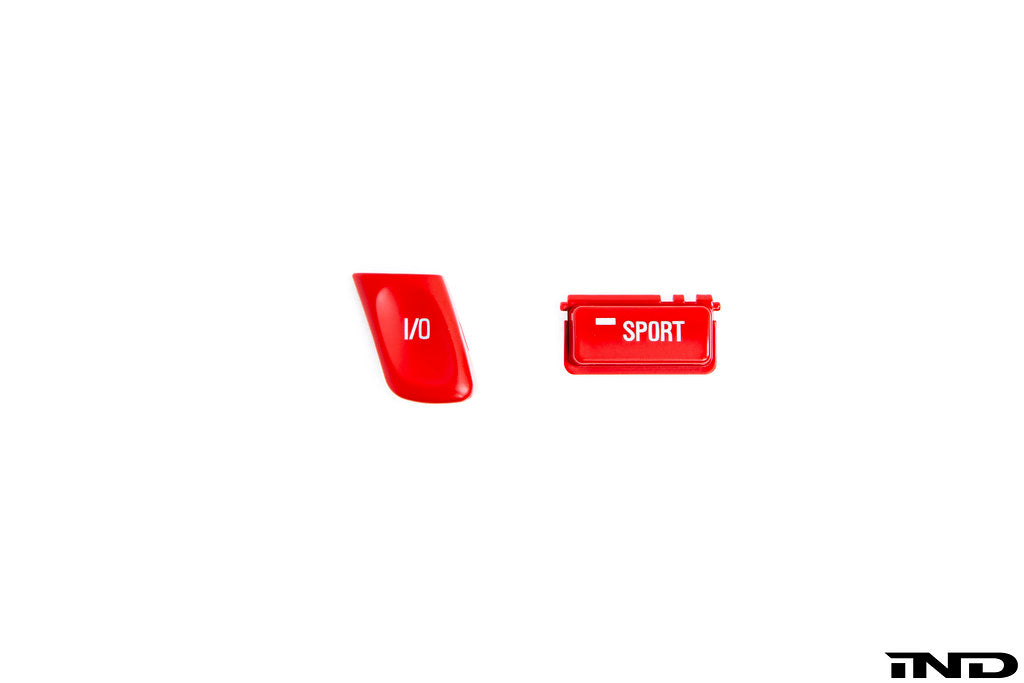 IND E46 M3 レッド スポーツモードボタン