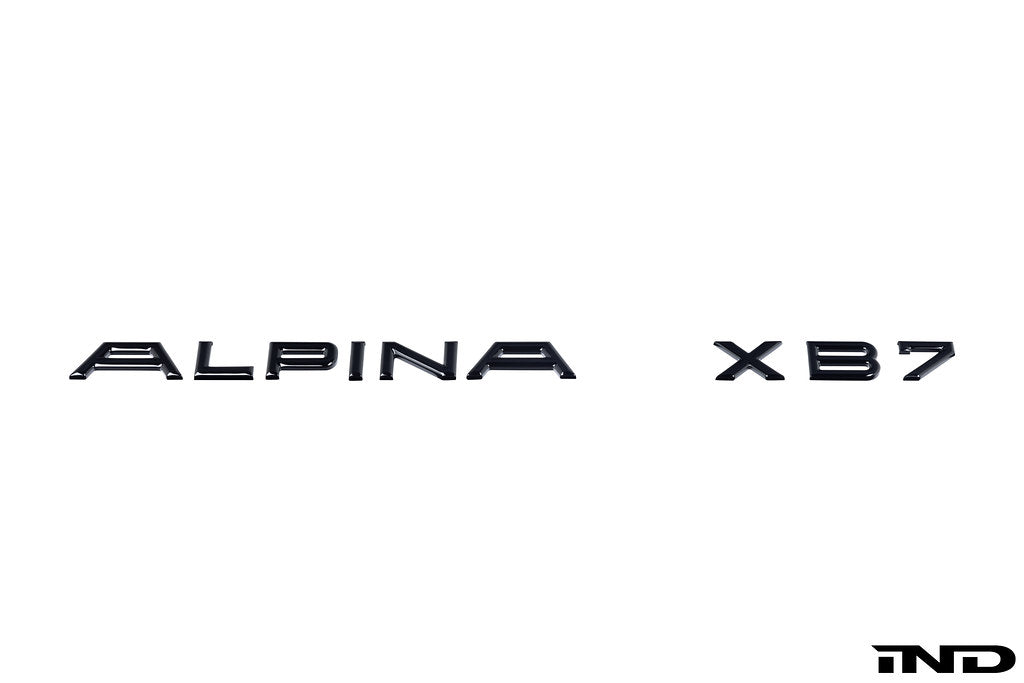 IND G07 アルピナ XB7 塗装済み トランクエンブレム