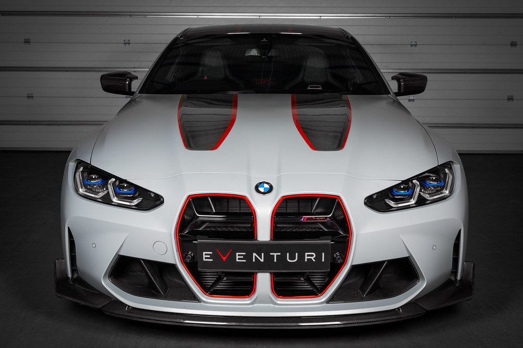 Eventuri BMW G8X M3 / M4 ブラックカーボンインテークスクープセット