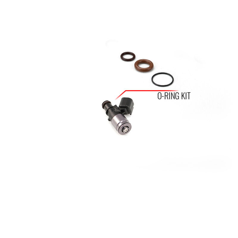 Injector Dynamics インジェクター用 11mmトップアダプター&WRXボトムアダプター付きOリング/シール サービスキット