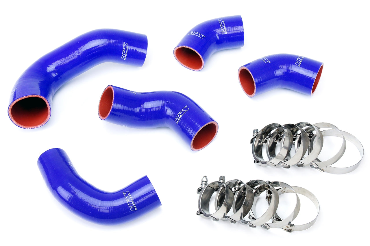 HPS シリコン ホース キット - インタークーラー ホース ブーツ 57-1227-BLUE
