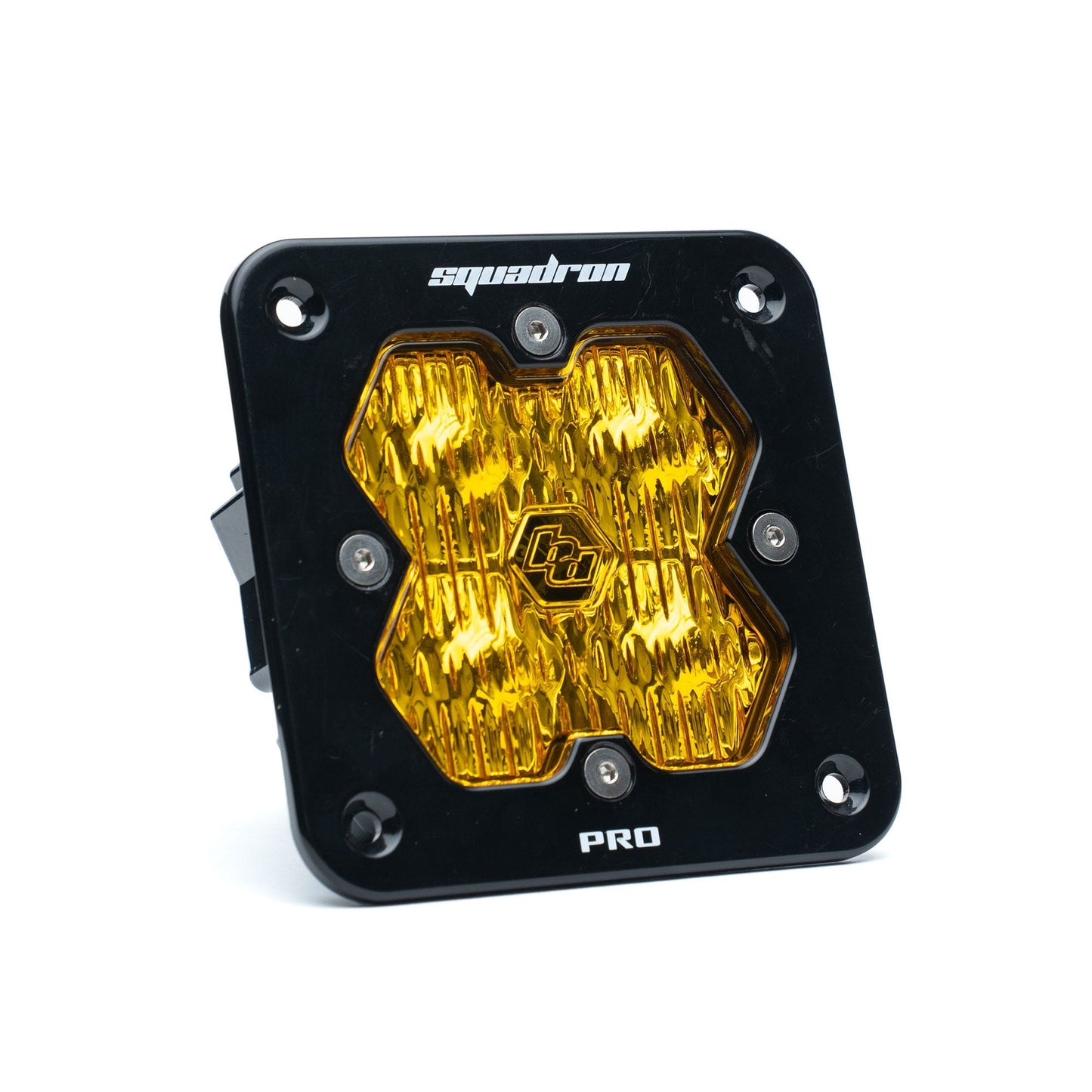 Baja Designs Squadron 2.0 Pro ブラック フラッシュマウント LED 補助ライトポッド - ユニバーサル
