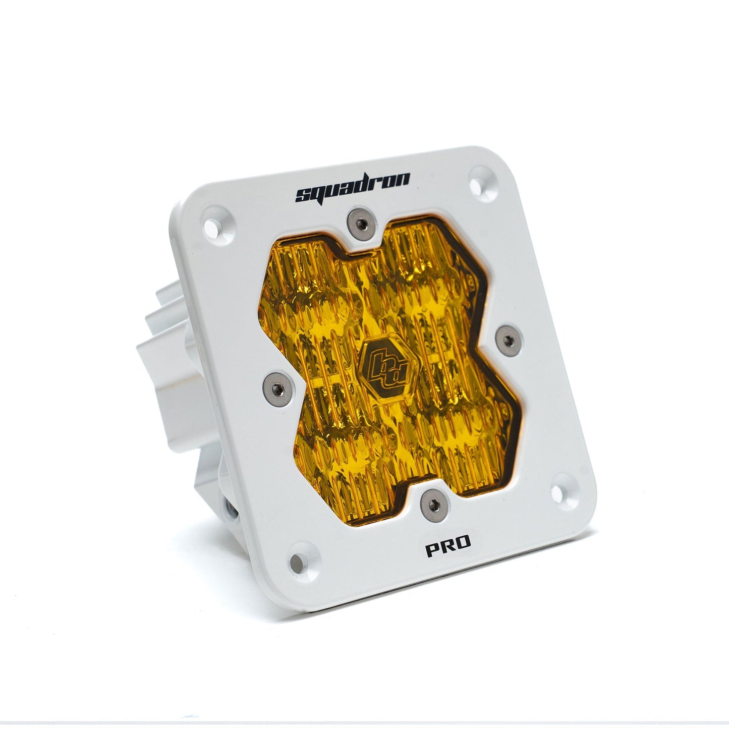 Baja Designs Squadron 2.0 Pro ホワイト フラッシュマウント LED 補助ライトポッド - ユニバーサル