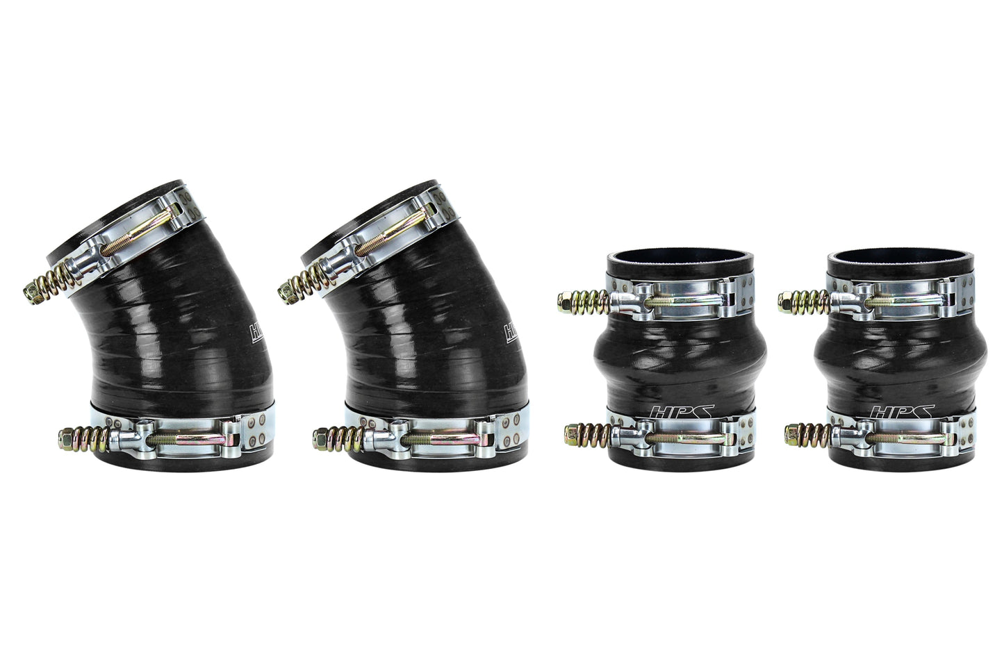 HPS シリコン ホース キット - インタークーラー ホース ブーツ 57-1576-BLK
