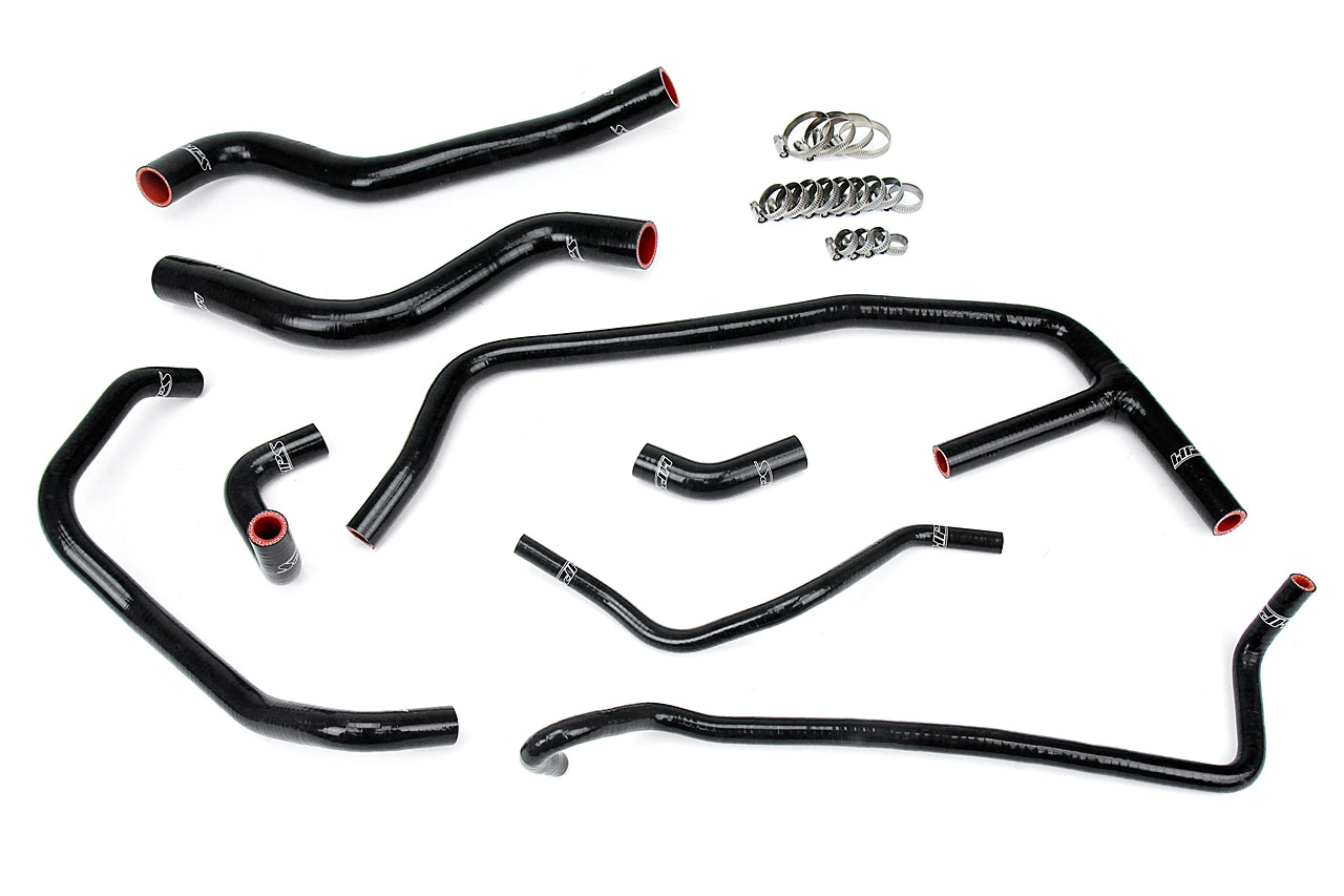 HPS シリコン ホース キット - ラジエーターおよびヒーター ホース 57-1452-BLK