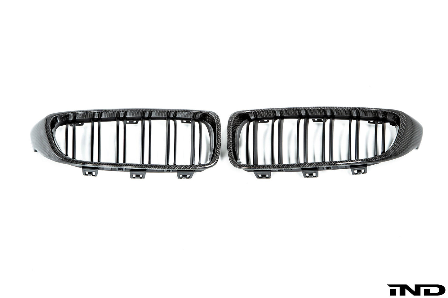 AutoTecknic f32 4 series carbon dual slat front grille set - iND Distribution
