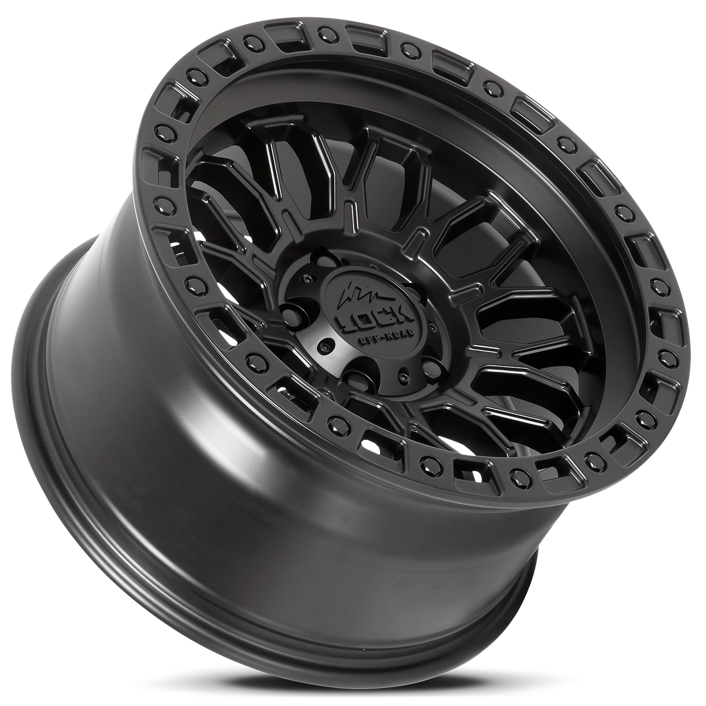 Lock Off-Road Wheels COMBAT- マットブラック