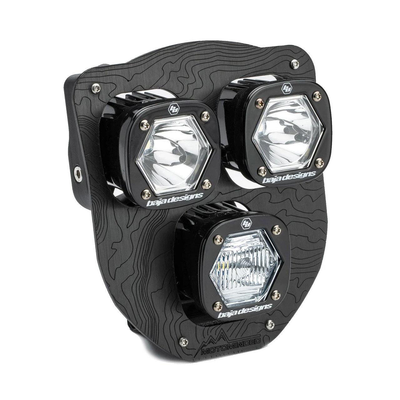 Baja Designs - Husqvarna トリプル S1 ハイドラ(DC)LEDヘッドライトキット - 2024-2025 Husqvarna FE、TE用