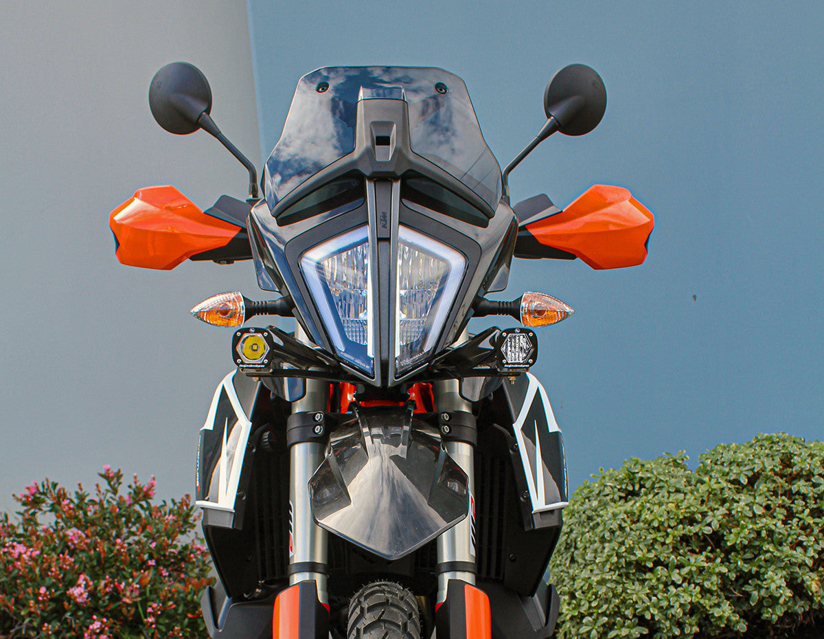 Baja Designs 19-21 KTM Squadron Pro/S1 フレームマウントライトキット - KTM 390/790/890 アドベンチャー/R