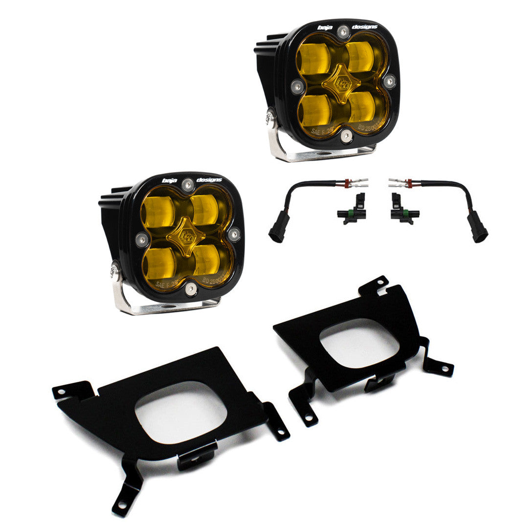 Baja Designs 19-22 シボレー シルバラード スコードロンスポーツ / SAE フォグポケットライトキット -