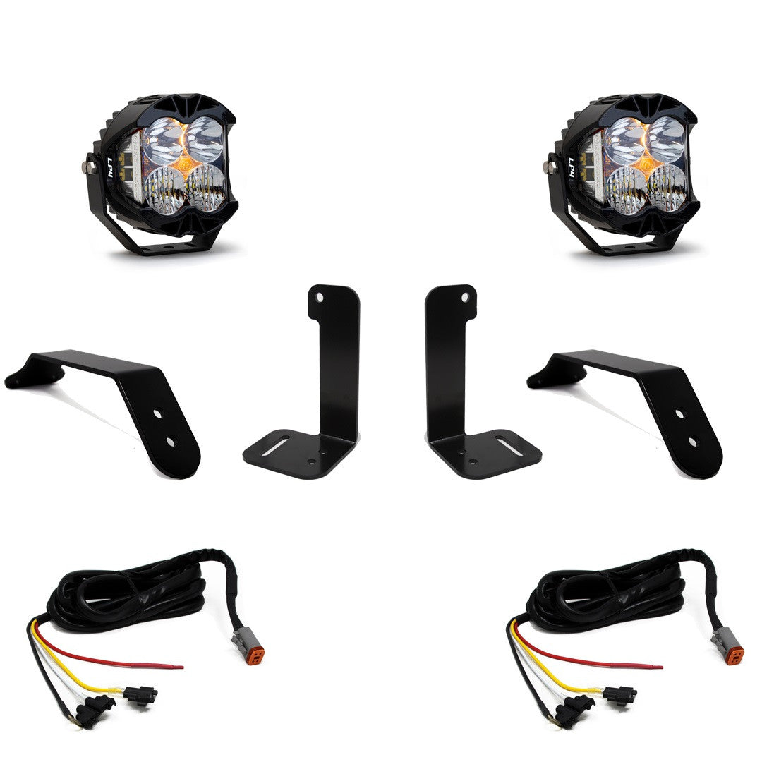 Baja Designs Jeep JL/JT プロバンパーライトキット - Jeep 2020-24 グラディエーター; 2018-24 ラングラー JL; 注記:純正プラスチックバンパー対応