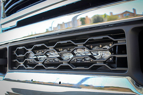 Baja Designs 19-24 ダッジ RAM S8/OnX6+ 20インチ グリル下ライトバーキット - RAM 2019-24 2500/3500用