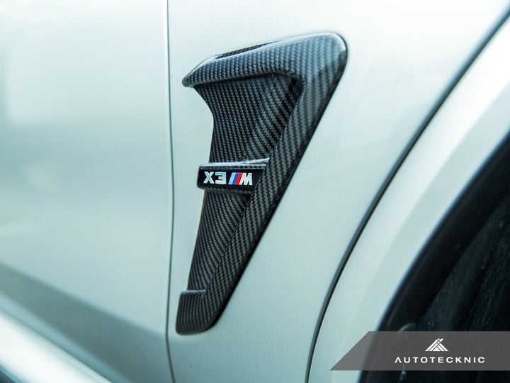 Autotecknic F9X X3M / X4M / G0X X3 / X4 - 純正交換用ドライカーボンファイバーフェンダートリム