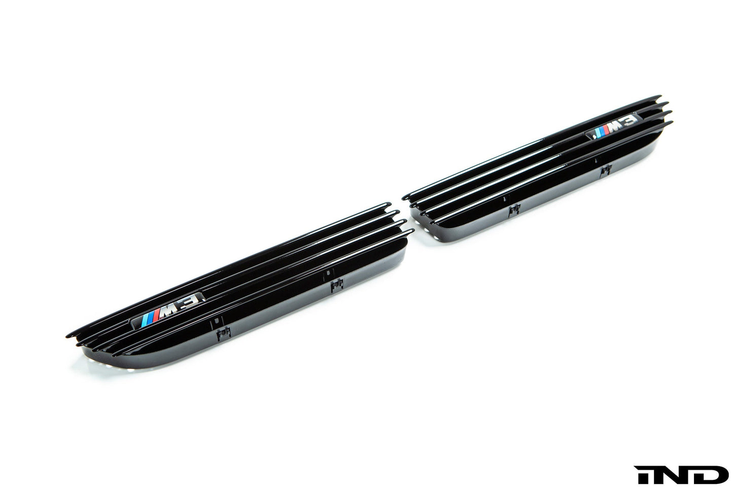 iND e46 m3 black chrome side grille set - iND Distribution