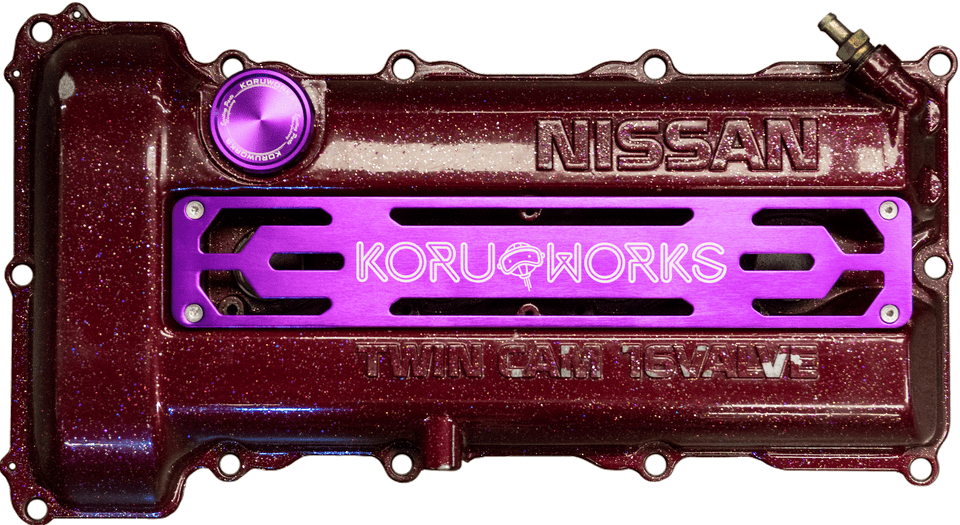 KoruWorks(コルワークス) ニッサン S13 シルビア / 180SX SR20DE(T) コイルパックカバー Ver.1
