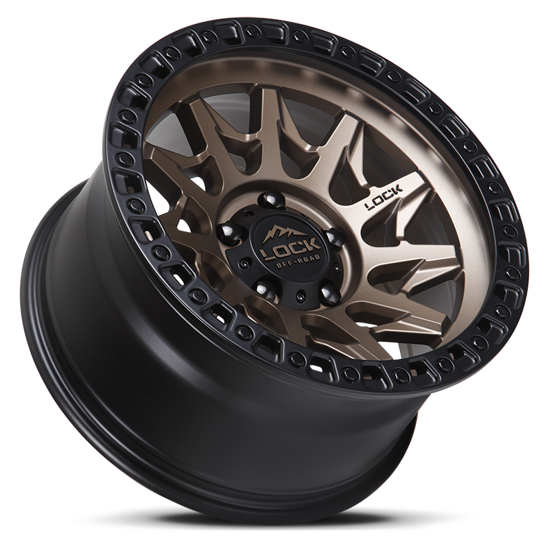 Lock Off-Road Wheels LUNATIC- マットブロンズ