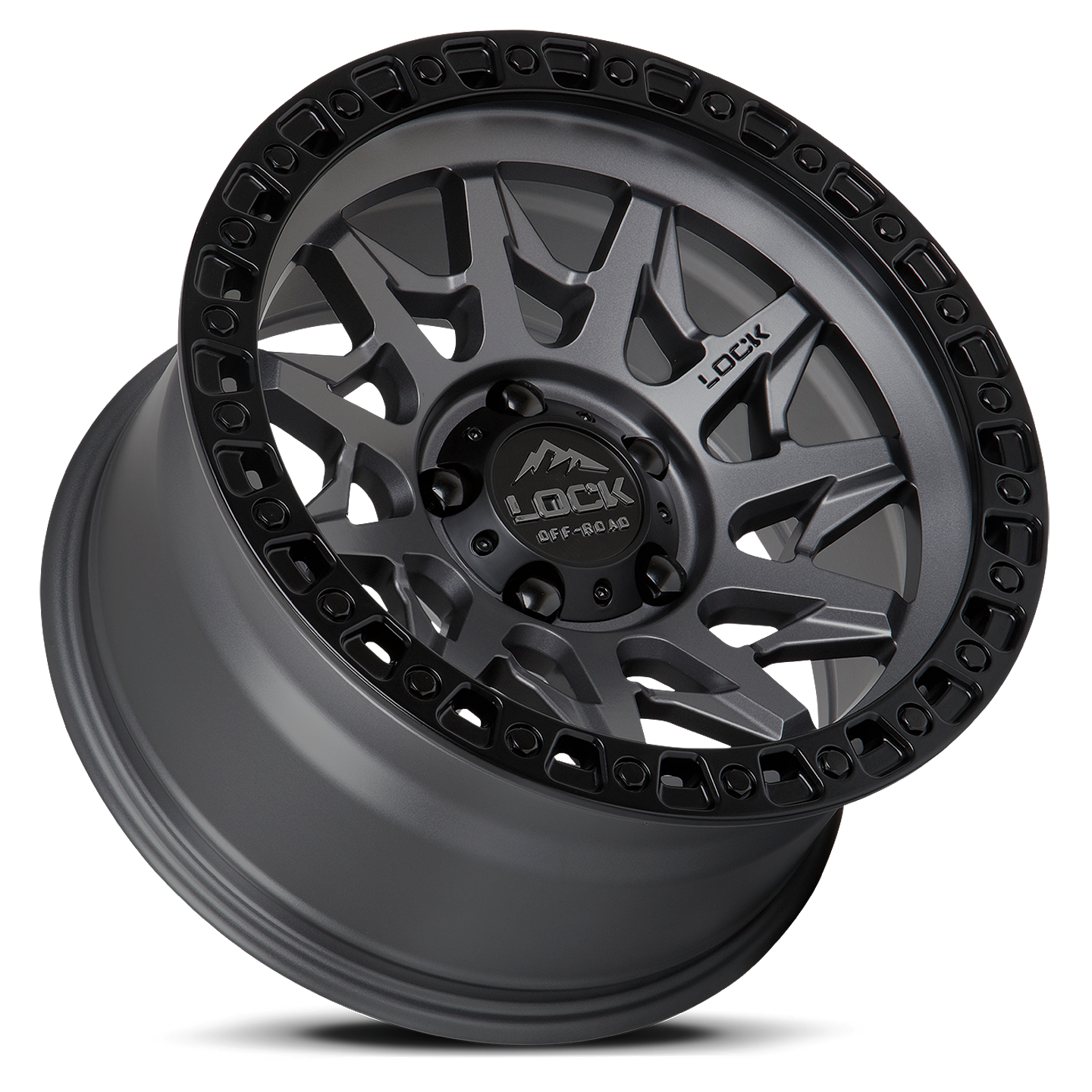 Lock Off-Road Wheels LUNATIC- マットグレー