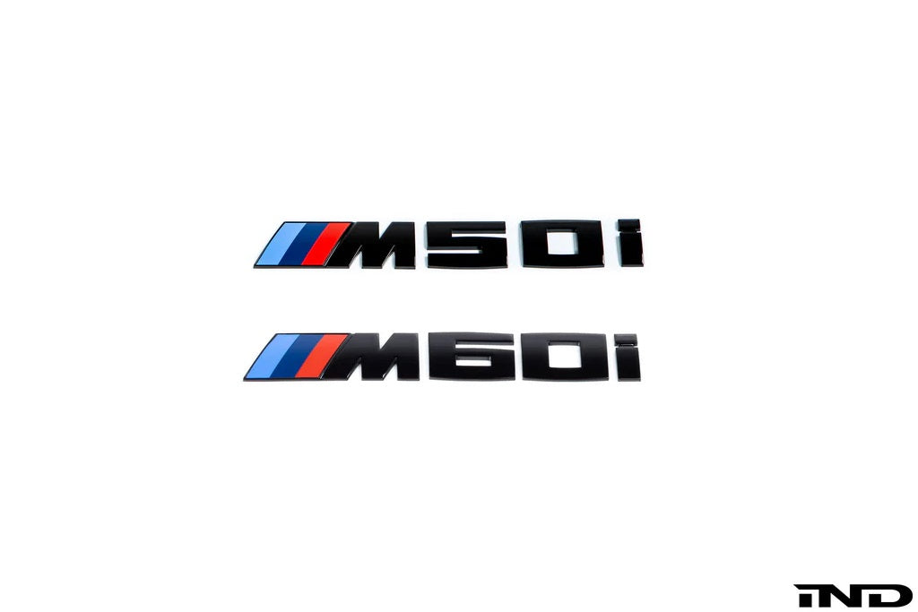 IND G0X X5 / X6 / X7 M50i / M60i 塗装済みトランクエンブレム