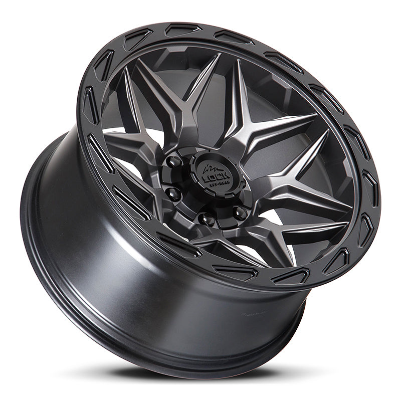 Lock Off-Road Wheels MATRIX - マットグレー
