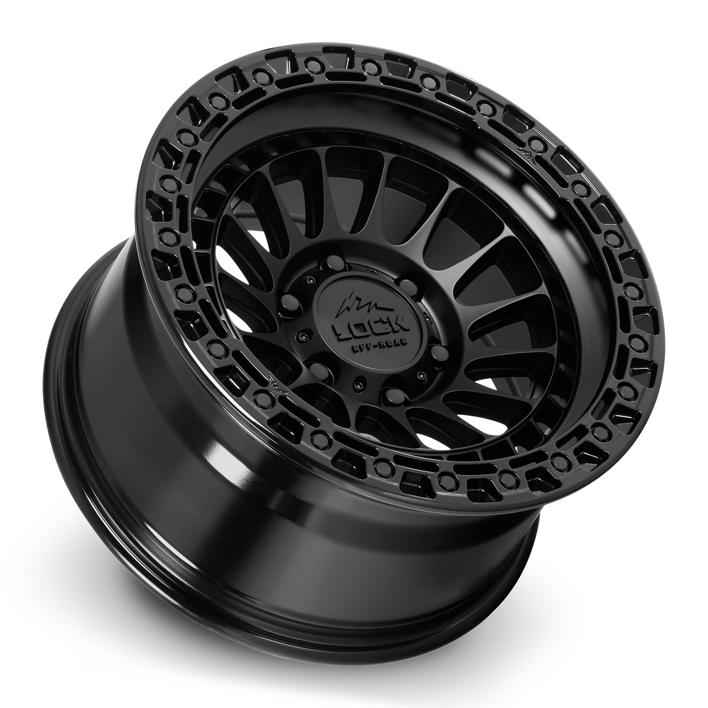 Lock Off-Road Wheels MOJAVE - マットブラック|グロスリップ