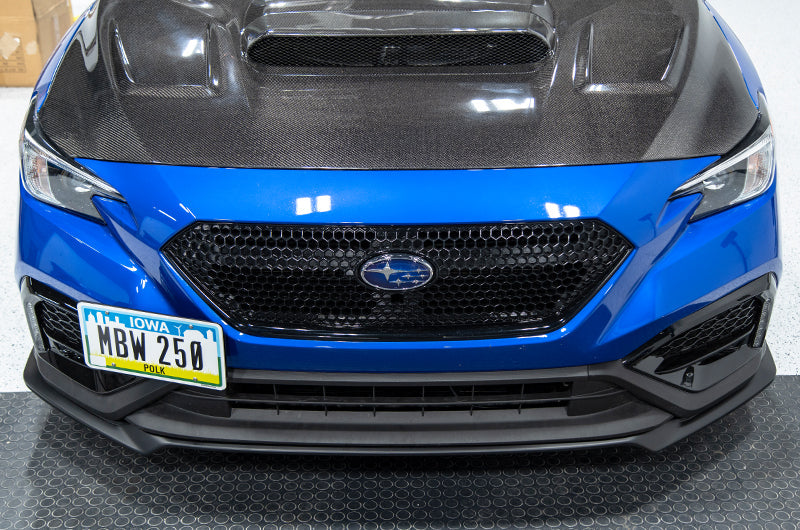 OLM Sスタイル マットブラック フロントリップ - 2022+ WRX用