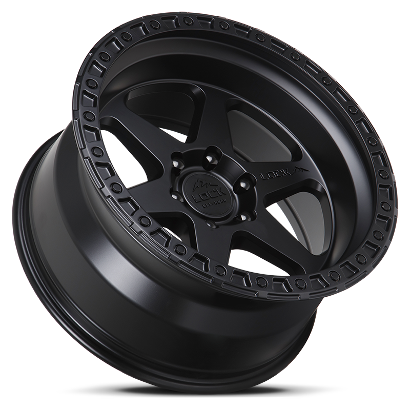 Lock Off-Road Wheels OLYMPUS- マットブラック