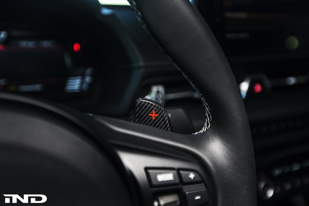 IND A90 スープラ パフォーマンスカーボンシフトパドルセット