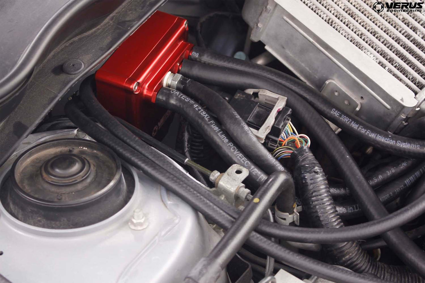 Verus Engineering Air Oil Separator (AOS) Black 08-14 WRX / STI | A0259A-BLK