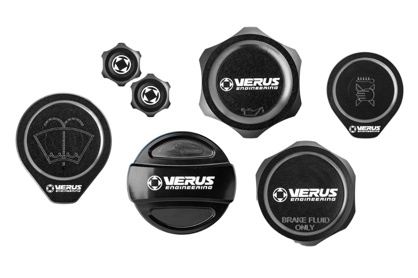 Verus Engineering フルカーキャップキット ブラック FHSスタイル スバル BRZ / トヨタ 86 2022-2025 | A0762A-BLK-FHS