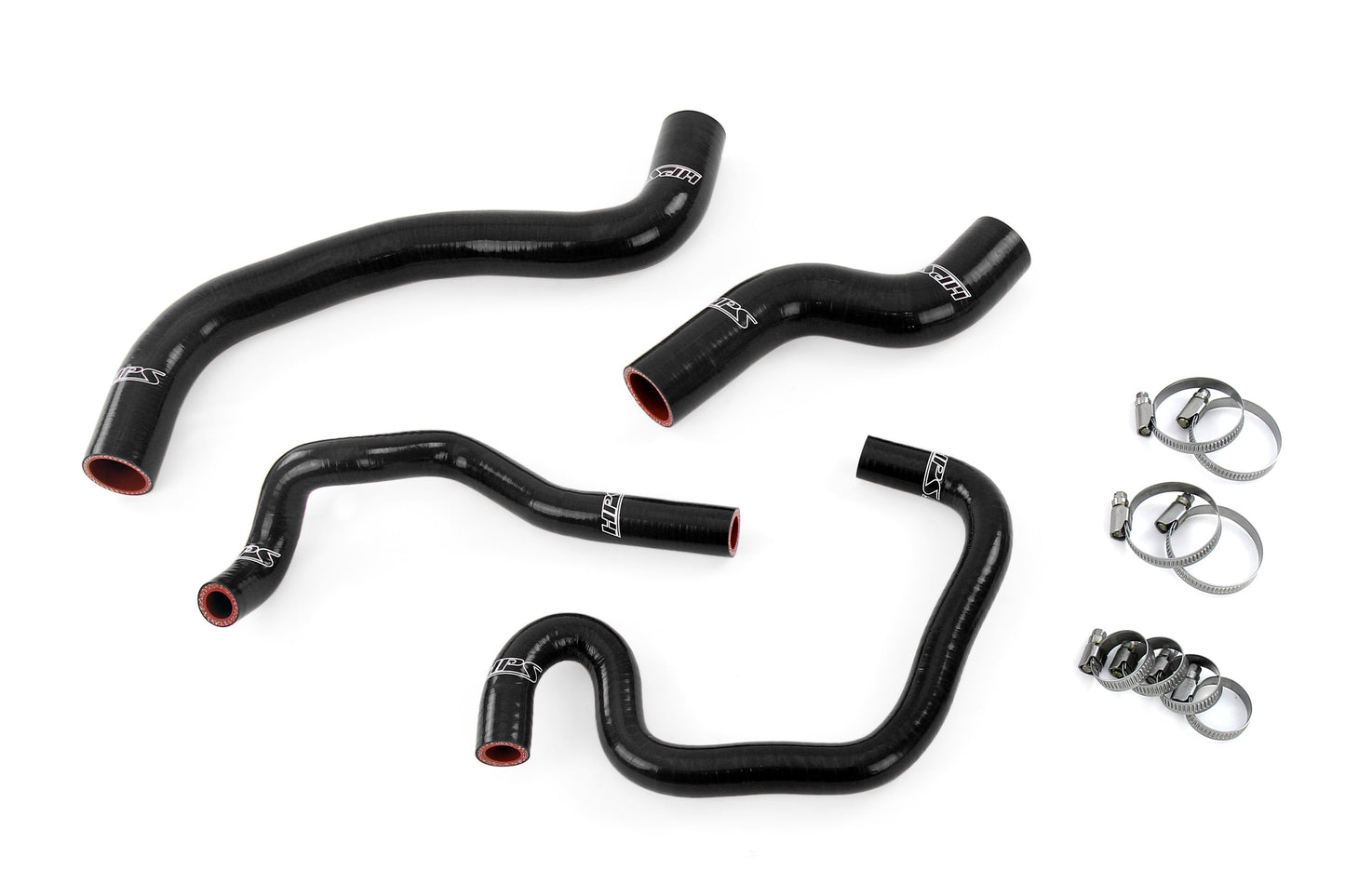 HPS シリコン ホース キット - ラジエーターおよびヒーター ホース 57-1080-BLK