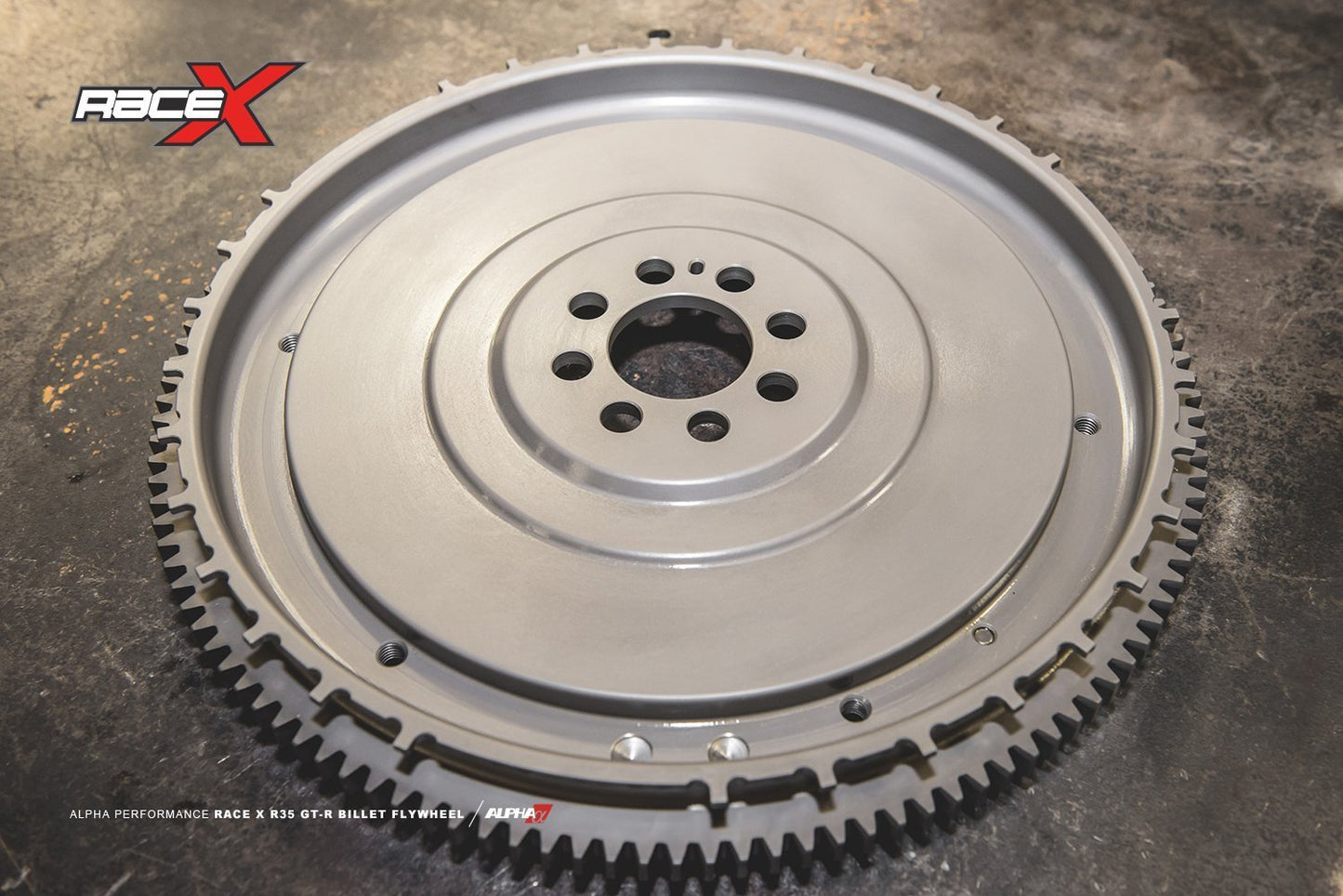 AMS Performance Alpha Race X ビレットフライホイール | 2009年以降 Nissan GT-R R35 (ALP.07.03.0011-1)