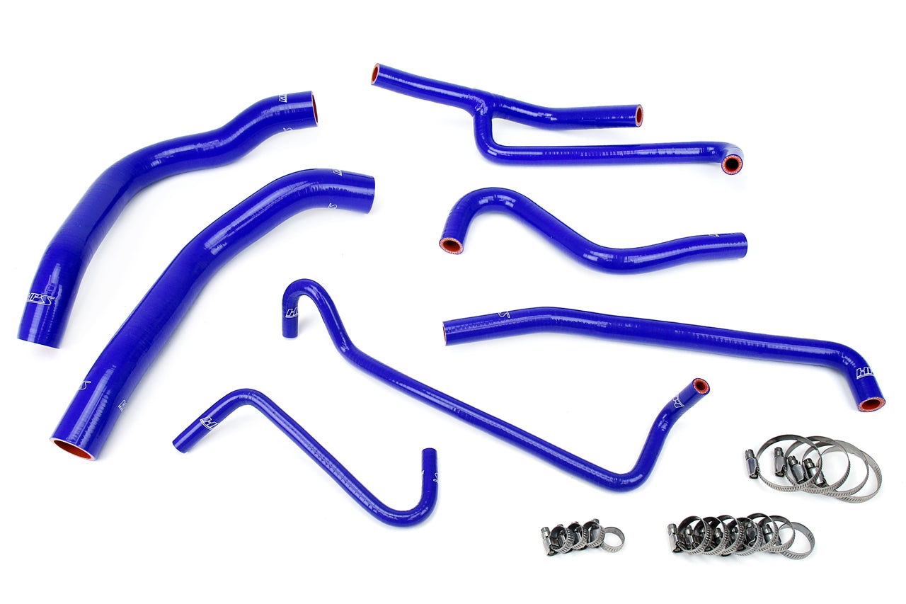 HPS シリコン ホース キット - ラジエーターおよびヒーター ホース 57-1330-BLUE