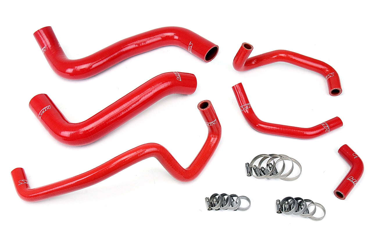 HPS シリコン ホース キット - ラジエーターおよびヒーター ホース 57-1467-RED