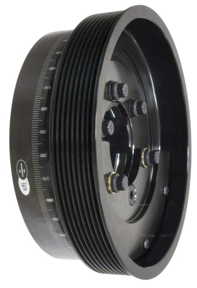 ATI ダンパー - 7.95インチ(約202mm) - スチール製 - 8溝 - フォード 6.7 - パワーストローク - 2011年以降 - 外部バランス - 3リング - ディーゼル