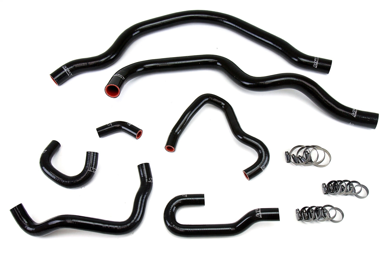 HPS シリコン ホース キット - ラジエーターおよびヒーター ホース 57-1489-BLK